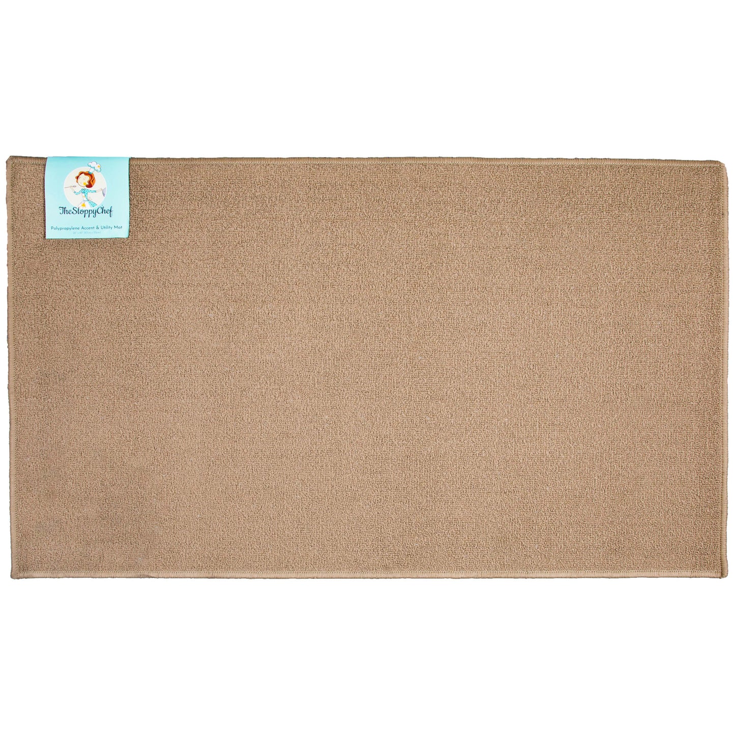 Sloppy Chef Accent Rug 26x45 Taupe (PNP-JKT-26X45-TP)