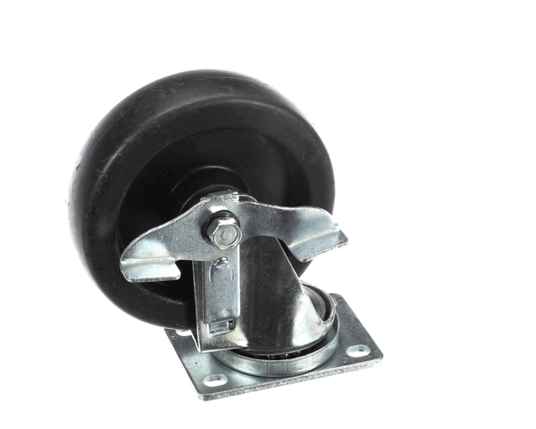 Kason 6C525001Hdptlb Plate Mount Caster W/ 5" Wheel & B (KAS6C525001HDPTLB)