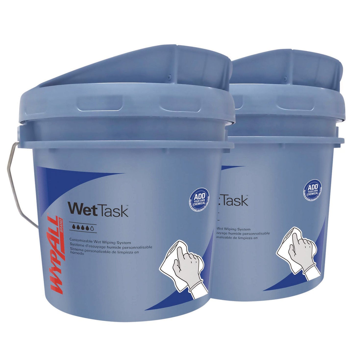 Kimtech Wet Task System, 3.5 Gallon, 2/CT, Blue (KCC09361)