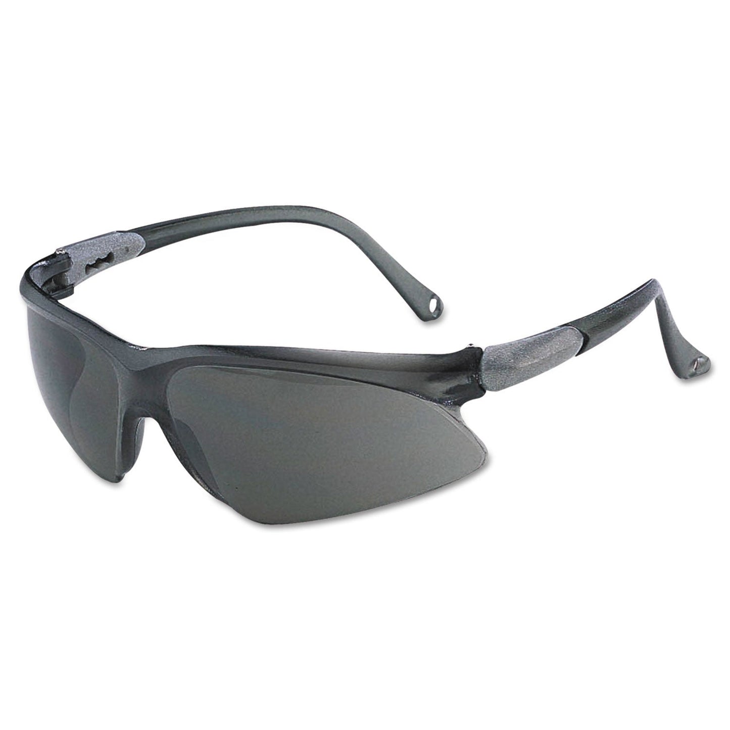 Jackson Safety V20 Visio Safety Glasses, Silver Frame, Smoke Lens (KCC14472)
