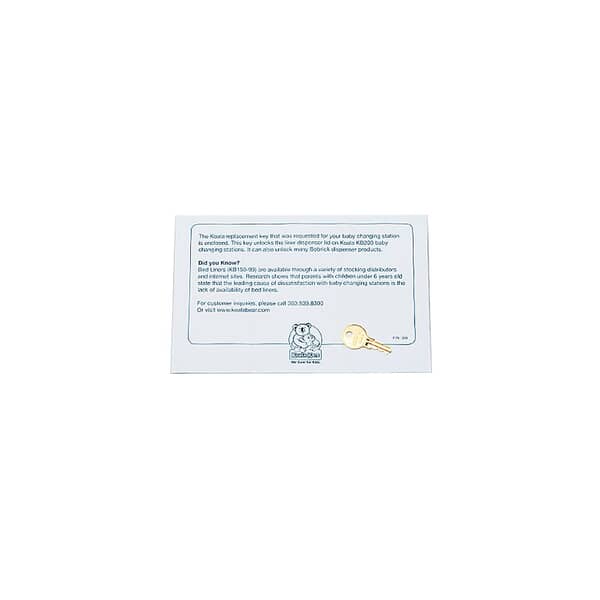 Koala 492-Kit Keys To Changing Table (KOLA492-KIT)