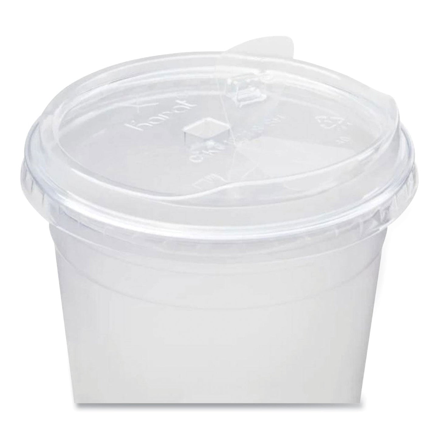 Karat PET Lids, Strawless Sipper, Fits 32 oz Cold Cups, Clear, 1,000/Carton (KRTCKC107TSSH)