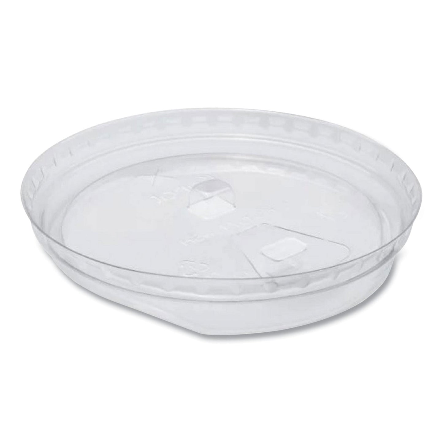 Karat PET Lids, Strawless Sipper, Fits 32 oz Cold Cups, Clear, 1,000/Carton (KRTCKC107TSSH)