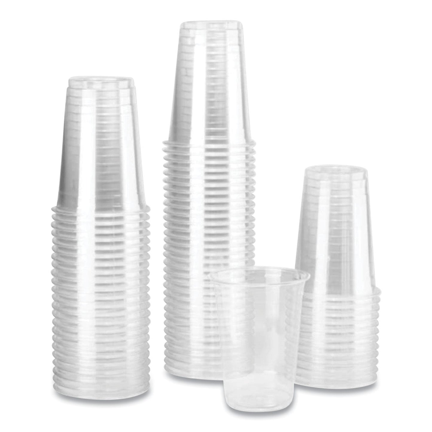Karat PET Plastic Cups, 10 oz, Clear, 1,000/Carton (KRTCKC10)