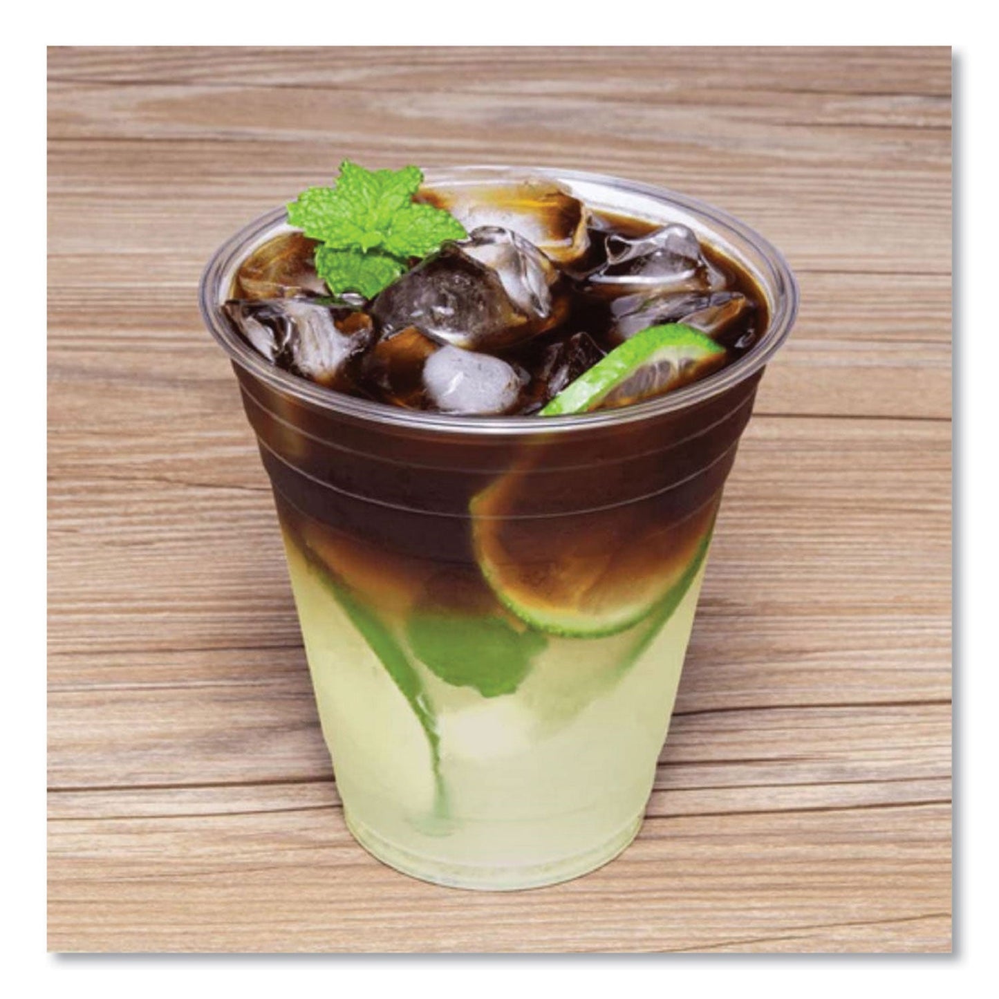 Karat PET Plastic Cups, 98 mm Rim Diameter, 12 oz, Clear, 1,000/Carton (KRTCKC12)