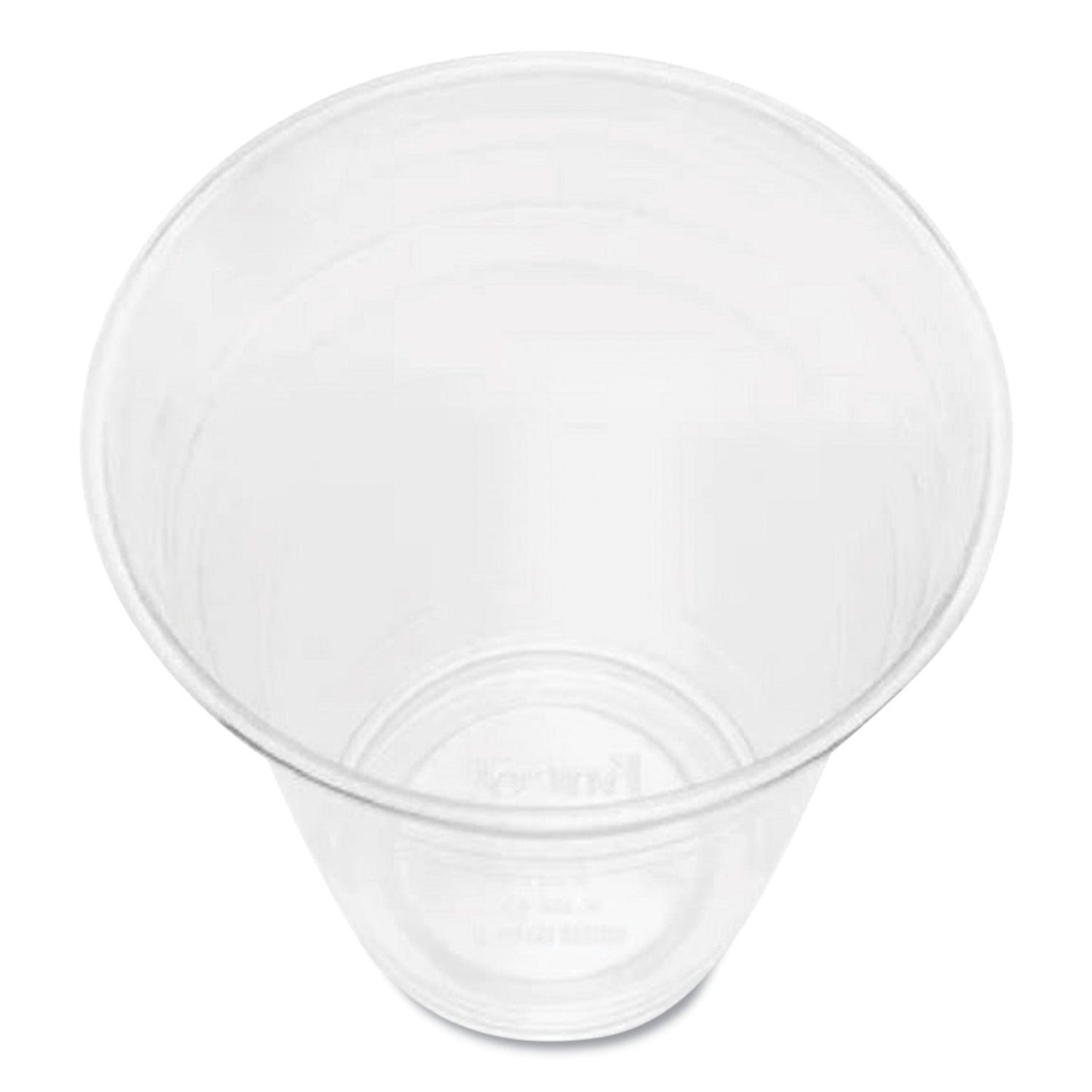 Karat PET Plastic Cups, 98 mm Rim Diameter, 12 oz, Clear, 1,000/Carton (KRTCKC12)