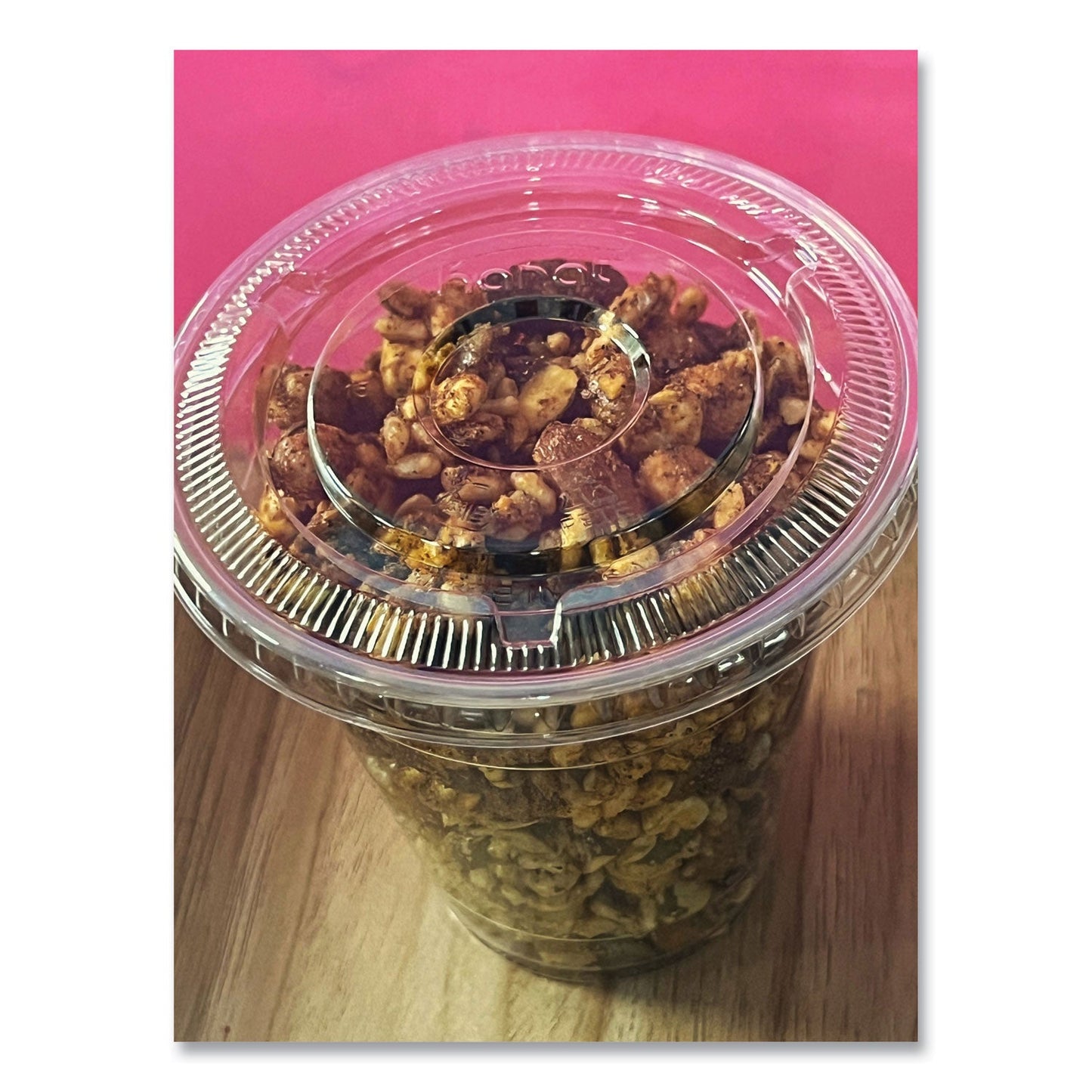 Karat PET Lids, 12 oz to 24 oz Cold Cups, No Hole Flat Lid, Clear, 1,000/Carton (KRTCKC626TSNH)
