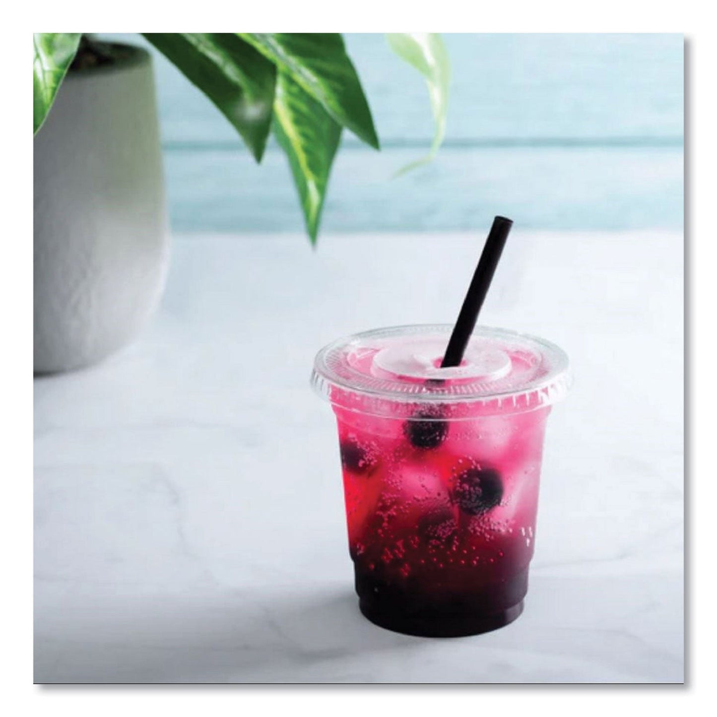 Karat PET Plastic Cups, 8 oz, Clear, 1,000/Carton (KRTCKC8)