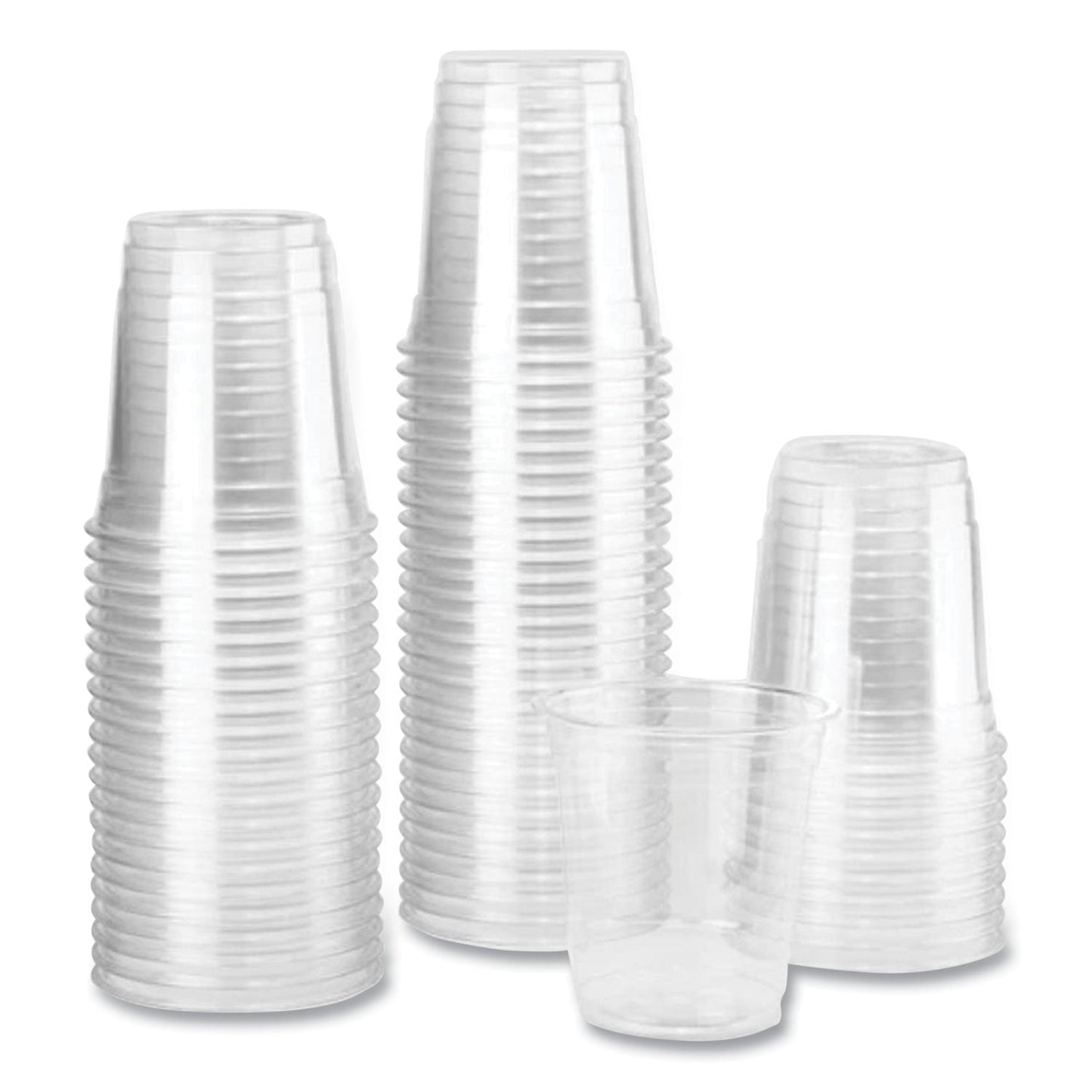 Karat PET Plastic Cups, 8 oz, Clear, 1,000/Carton (KRTCKC8)