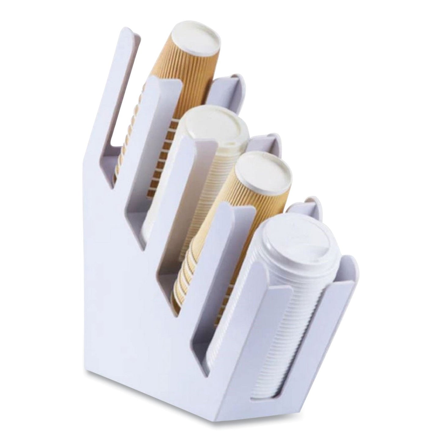 Karat Hot Cup Lids, Fits 10 oz to 24 oz Paper Hot Cups, Sipper Lid, White, 1,000/Carton (KRTCKDL516WPP)