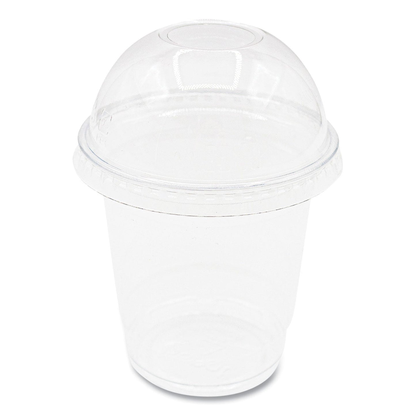 Karat PET Lids, Fits 8 oz to 10 oz Cold Cups, Dome Lid, Clear, 1,000/Carton (KRTCKDL78)