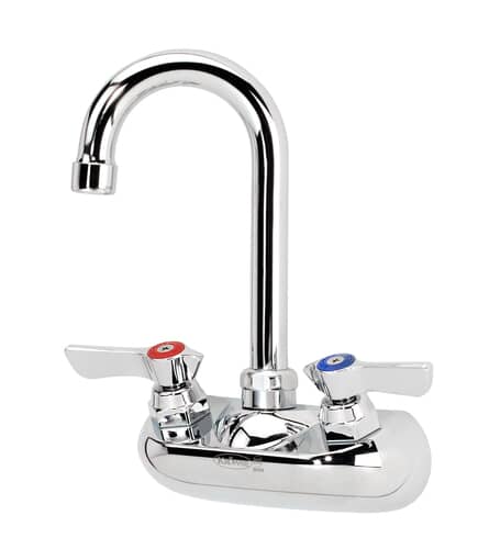 Krowne 10-400L Silver Series 4 Center Wall Mount Faucet (KRW10-400L)
