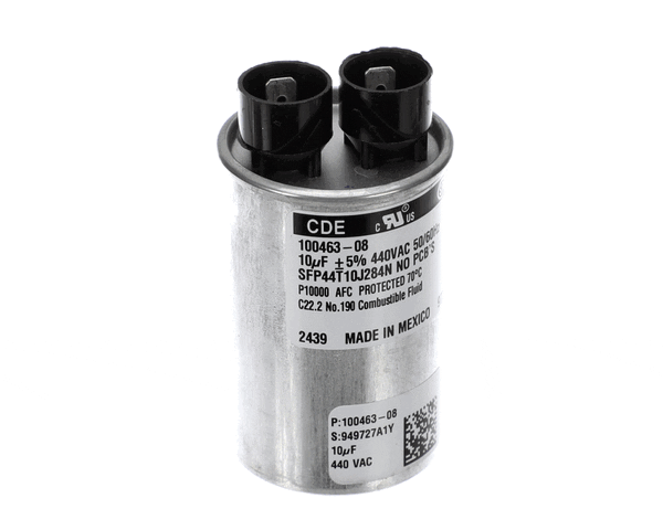 Lennox 46W21 Run Capacitor, 10 Mfd, 440V, Round (LEN46W21)