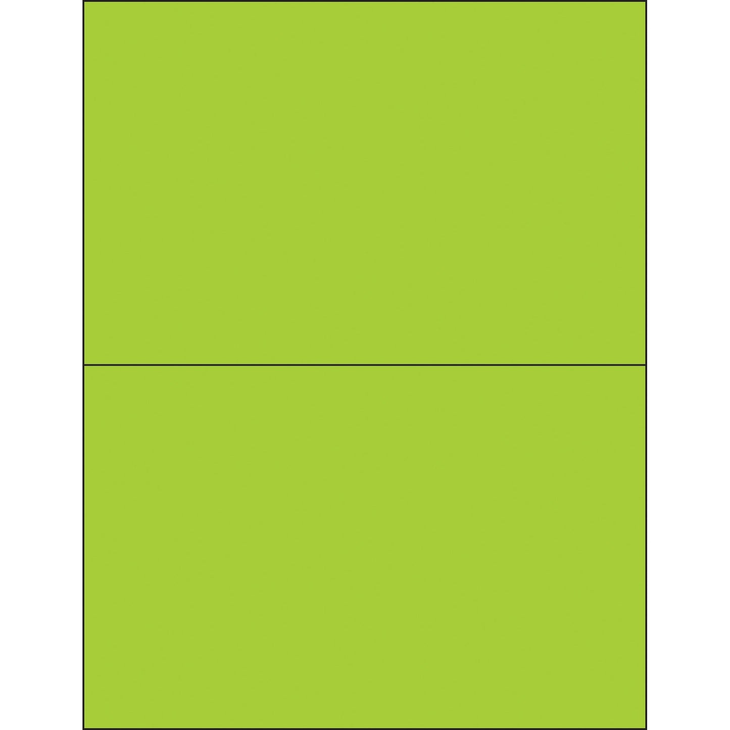 tape-logic-r-8-1-2-x-5-1-2-fluorescent-green-rectangle-laser-labels-ll184gn_1