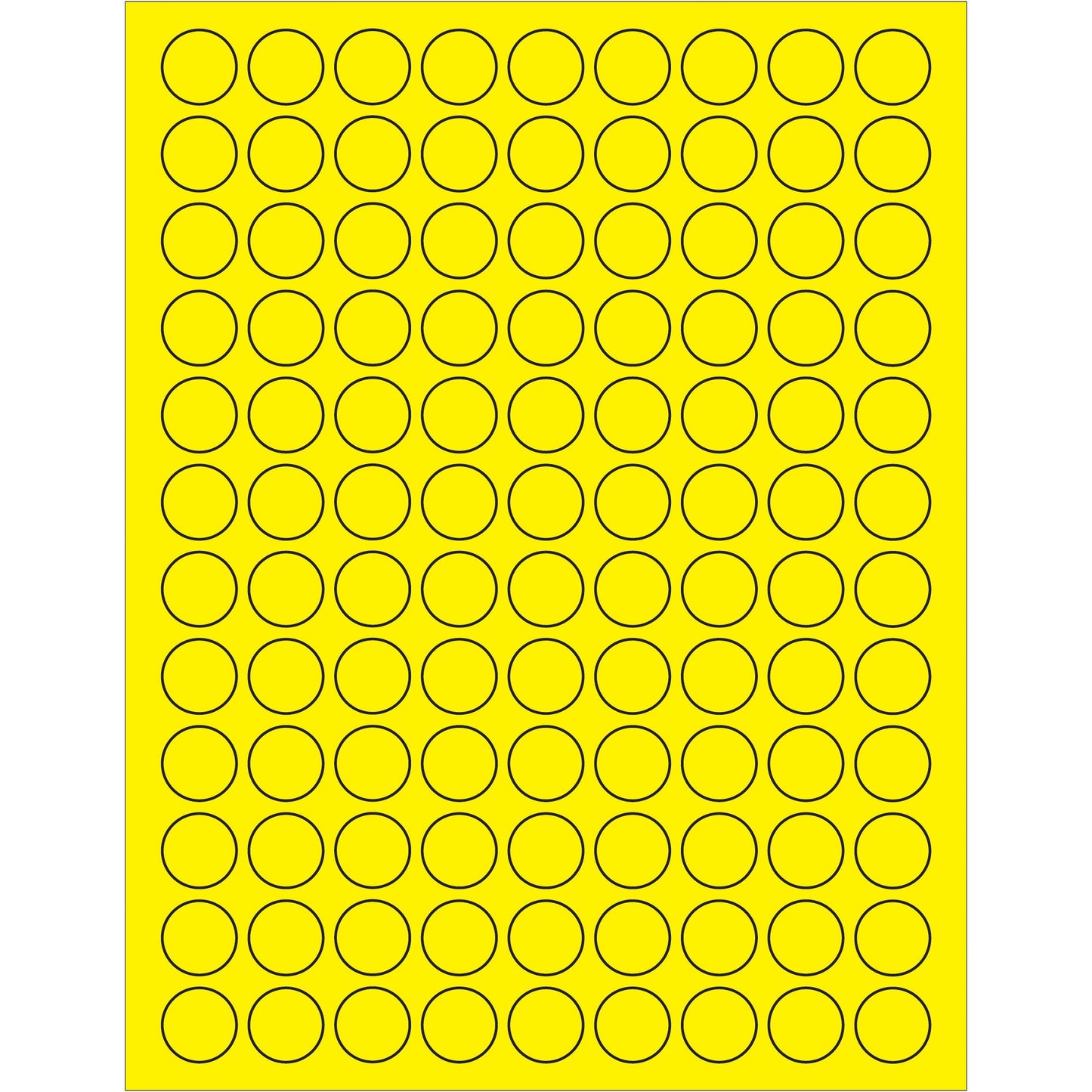 tape-logic-r-3-4-fluorescent-yellow-circle-laser-labels-ll190ye_1