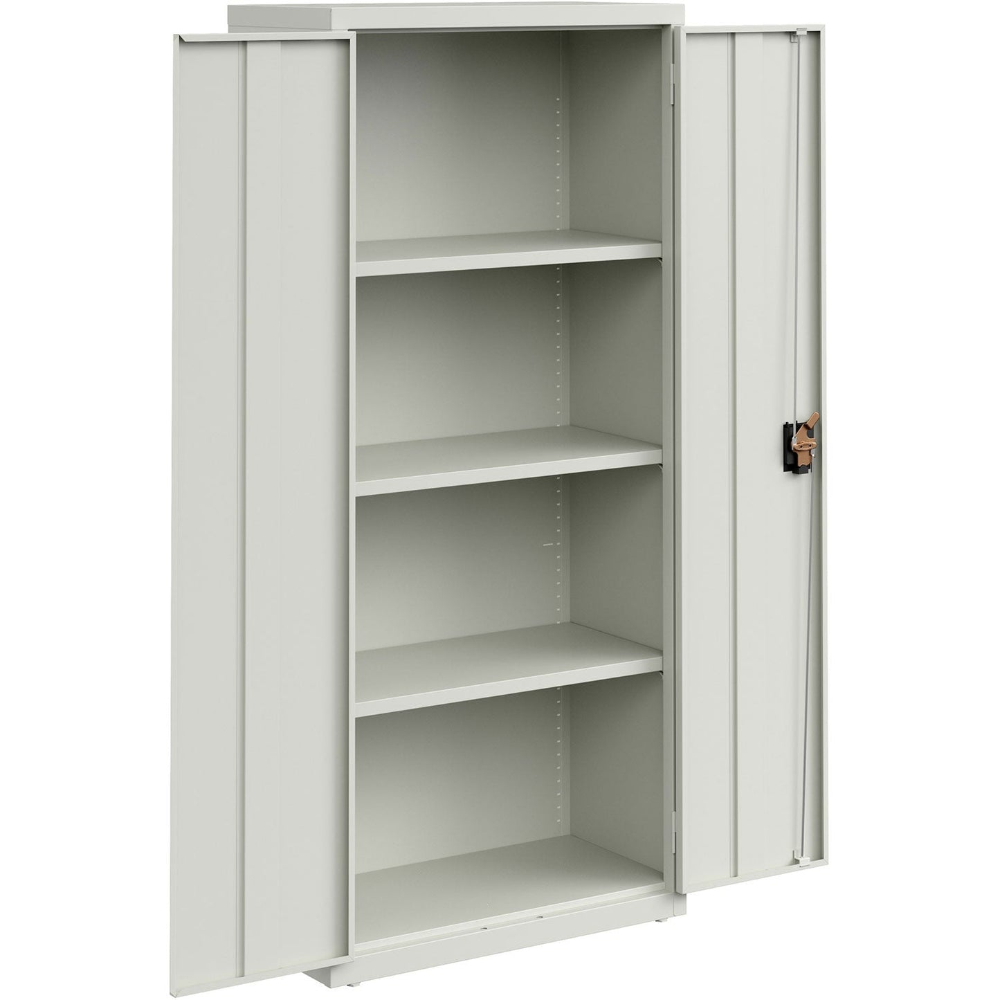 lorell-slimline-storage-cabinet-30-x-42-x-66-4-x-shelfves-720-lb-load-capacity-durable-welded-nonporous-surface-recessed-handle-removable-lock-locking-system-baked-enamel-recycled-llr69830lgy_9