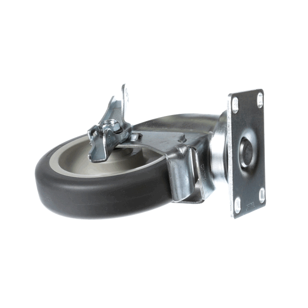 Low Temp Industries 131000 Caster(5" Swivel/Plate W/Brk.) (LOW131000)