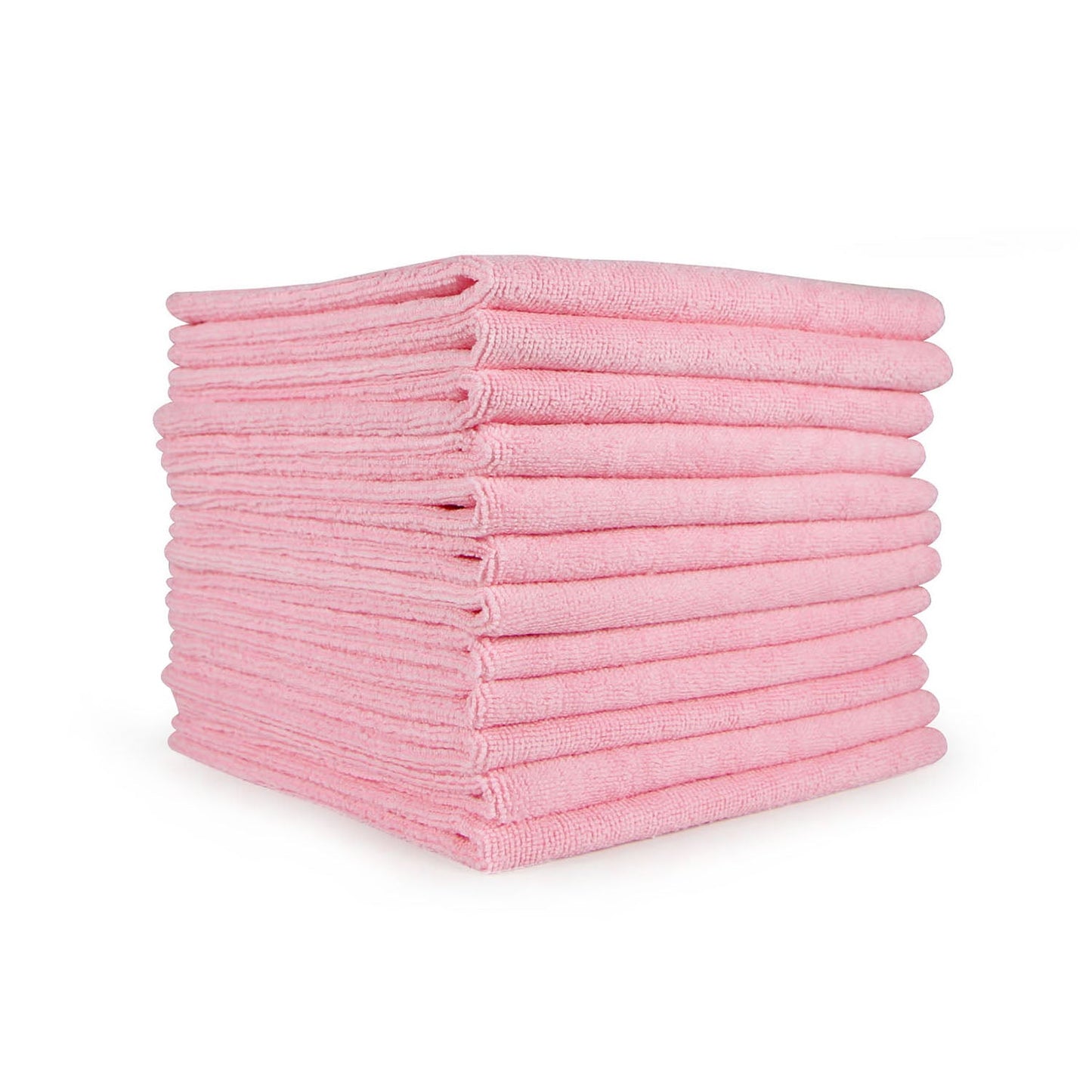 Arkwright Home Smart Choice Microfiber Cloths 14x14 38gm Pink (PNP915170P)