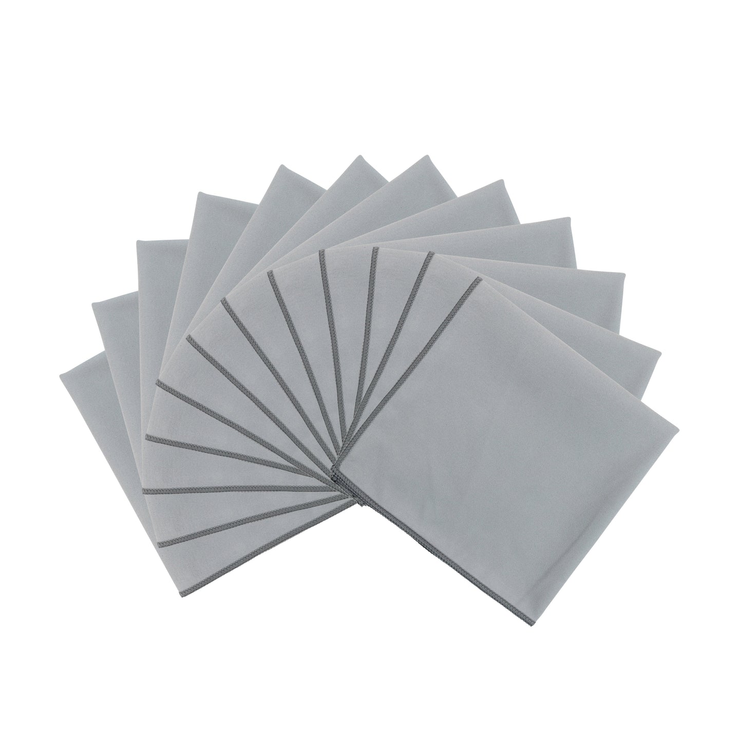 Arkwright Home Smart Choice Suede Cleaning Cloth 16x16 Grey (12/Pack) (PNP915103GY)