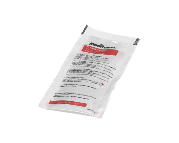 Manitowoc Ice 000016278 Rinse Packet Sgl English/Spanish/French (MAN000016278)