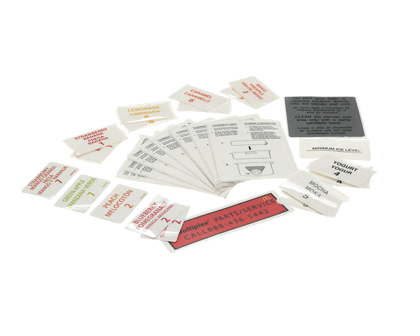 Multiplex 000-Bic-0031-S Kit,Product Stickers, Bim,-1H (MANB000-BIC-0031-S)