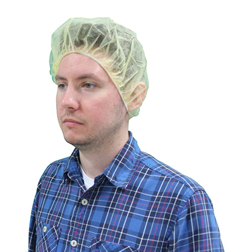 Safety Zone® Polypro Bouffant Cap Yellow 21 in., Case of 1000 (SZNMB-21-1000Y)