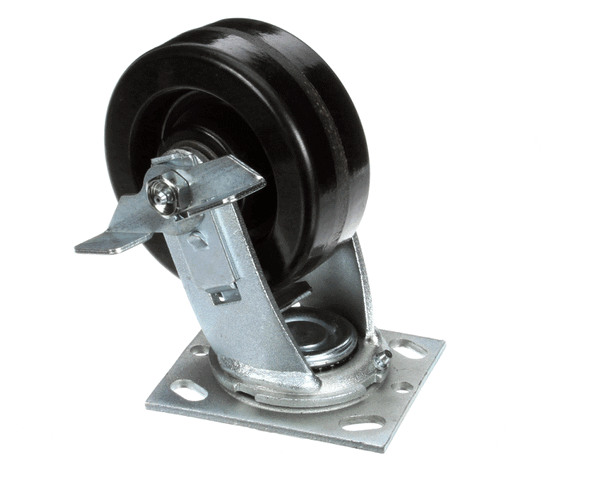 Middleby 22290-0009 Caster,Swivel W/Brake Flat Plate (MD22290-0009)