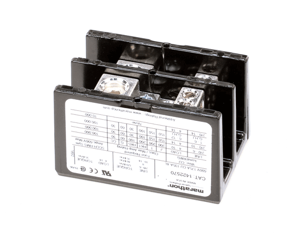 Middleby 27480-0001 Block,Power Dist 2Poles 600V (MD27480-0001)