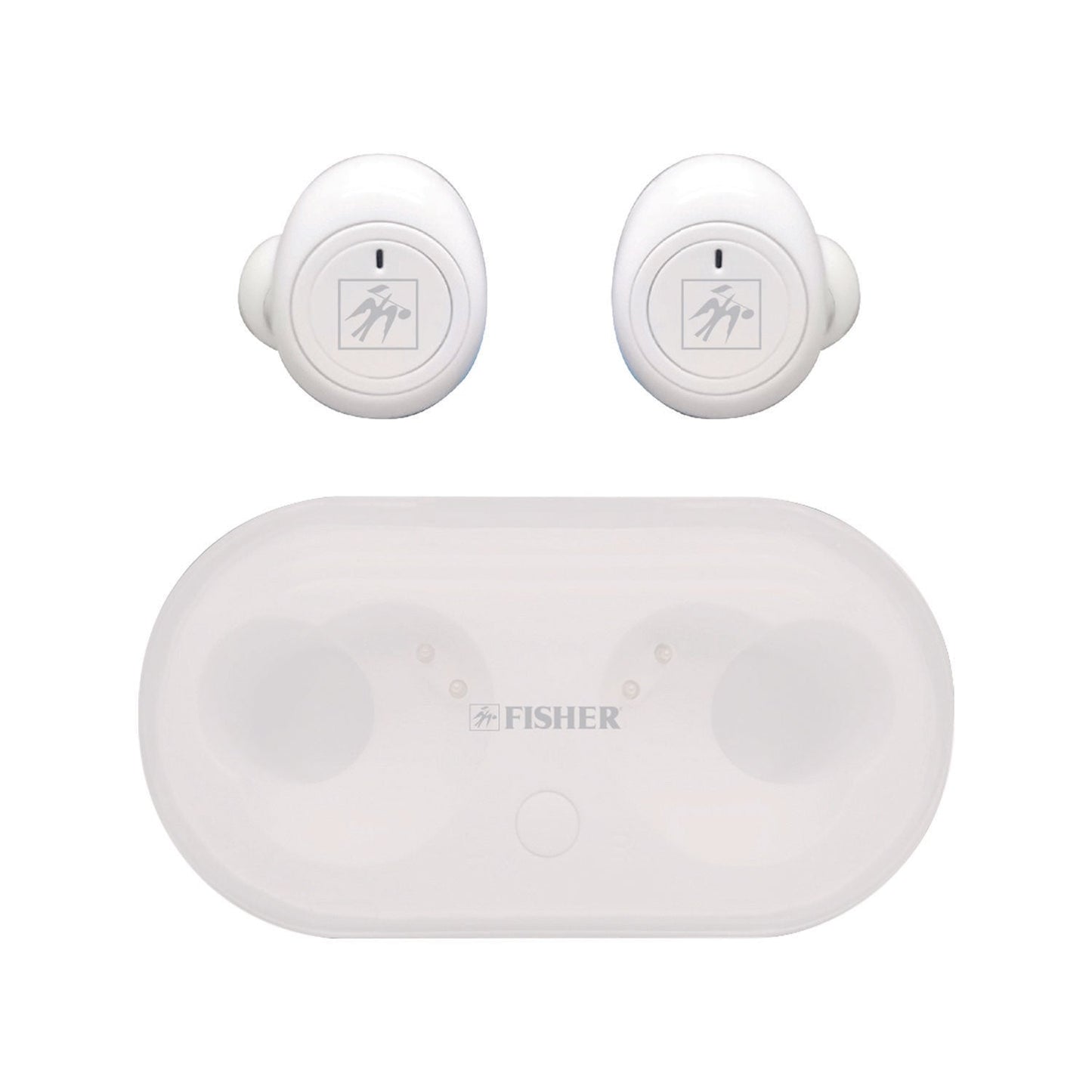 Fisher Vibrant Sound True Wireless Earphones, White (MIGFTW210W)