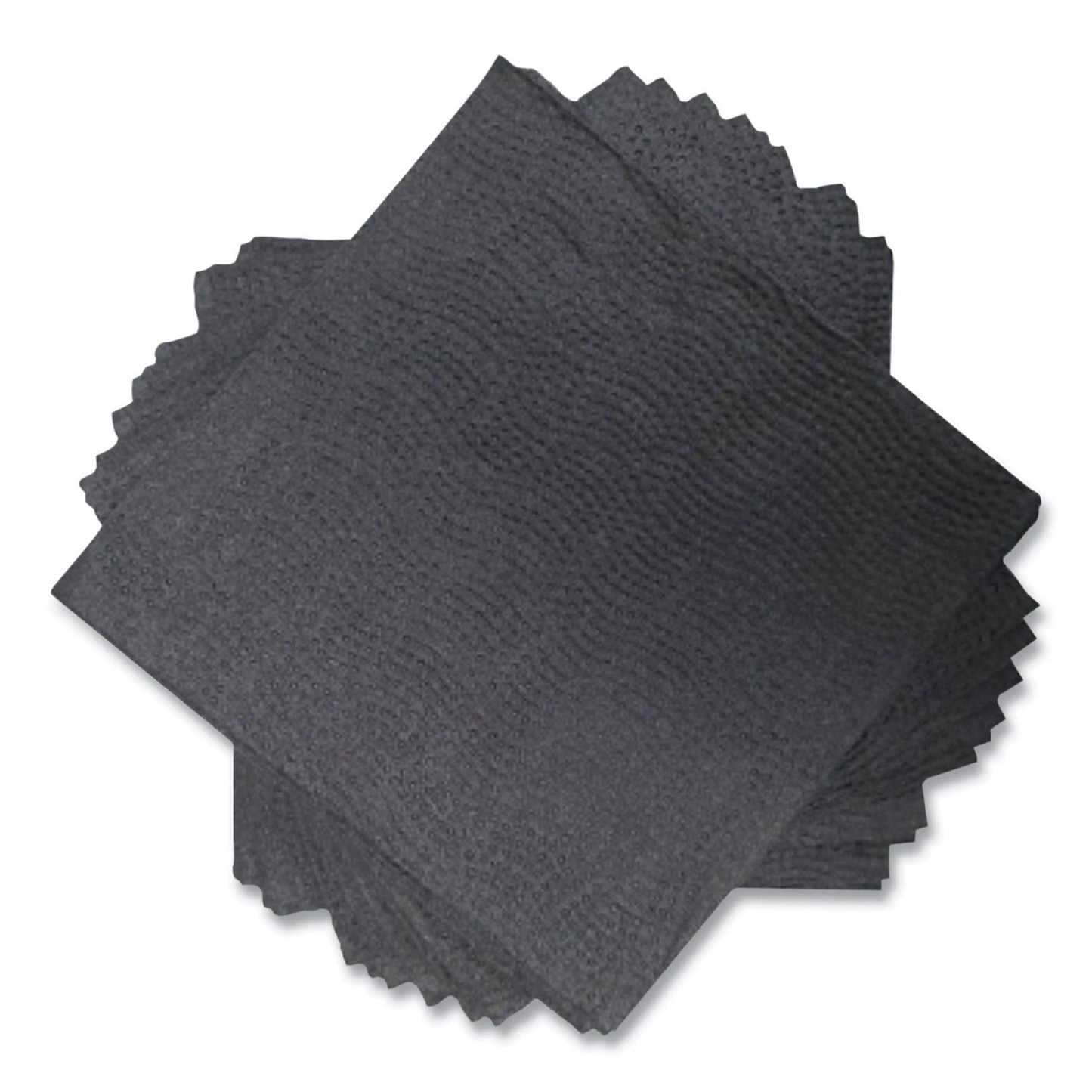 Morcon Paper Morsoft Beverage Napkins, 2-Ply, 9 x 9.5, Black, 1,000/Carton (MORVT522)