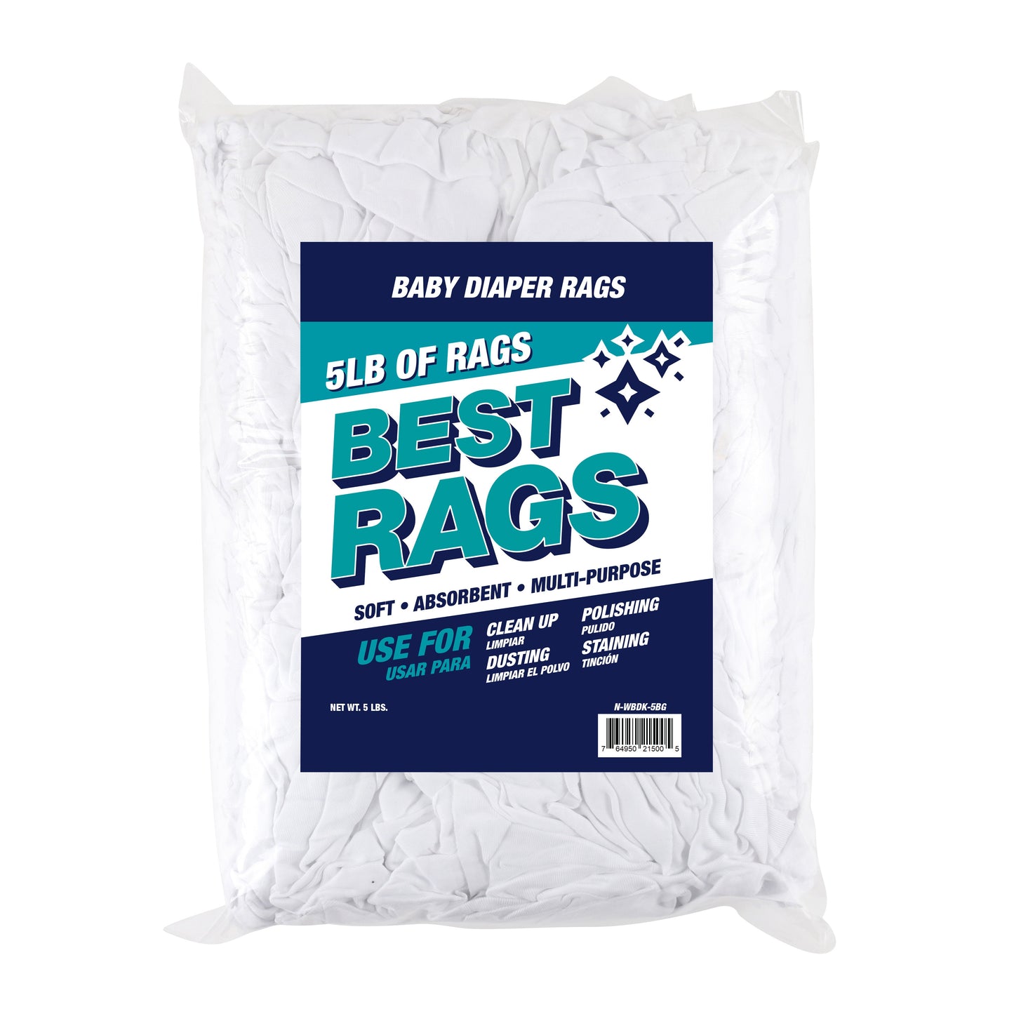 Arkwright Home WBDK New Knitted Baby Diaper 5lb Bag (N-WBDK-5BG)