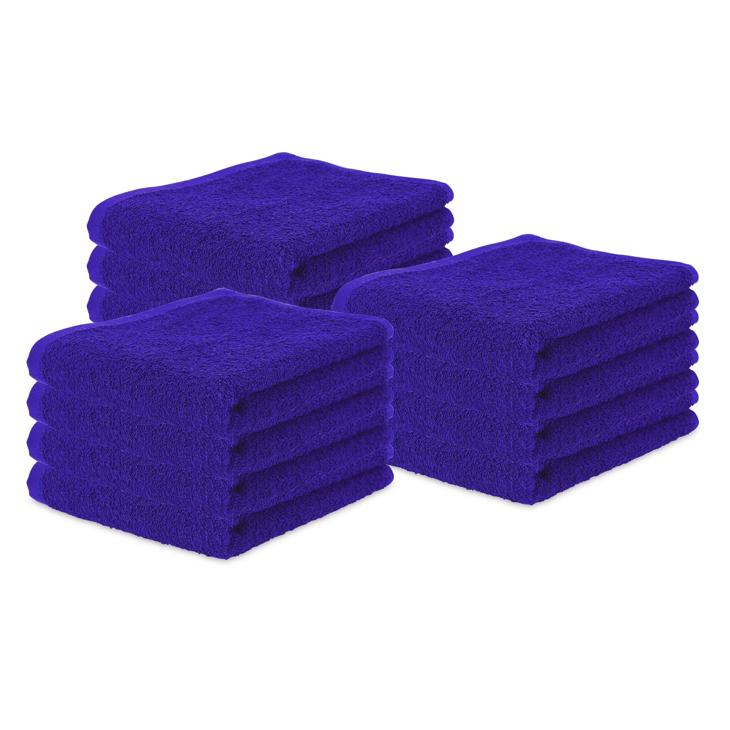 Arkwright Home Terry Polishing Hand Towel 16x27 Navy (12/Pack) (P-N030-N1627-4)