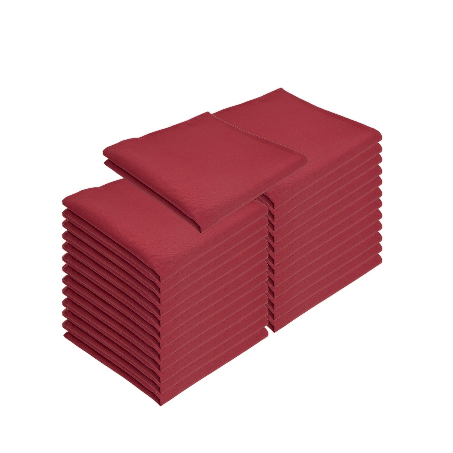 Arkwright Home Mariposa Poly Spun Napkin 20x20 Burgundy (25/Pack) (PNP-NAP-BUR-25)