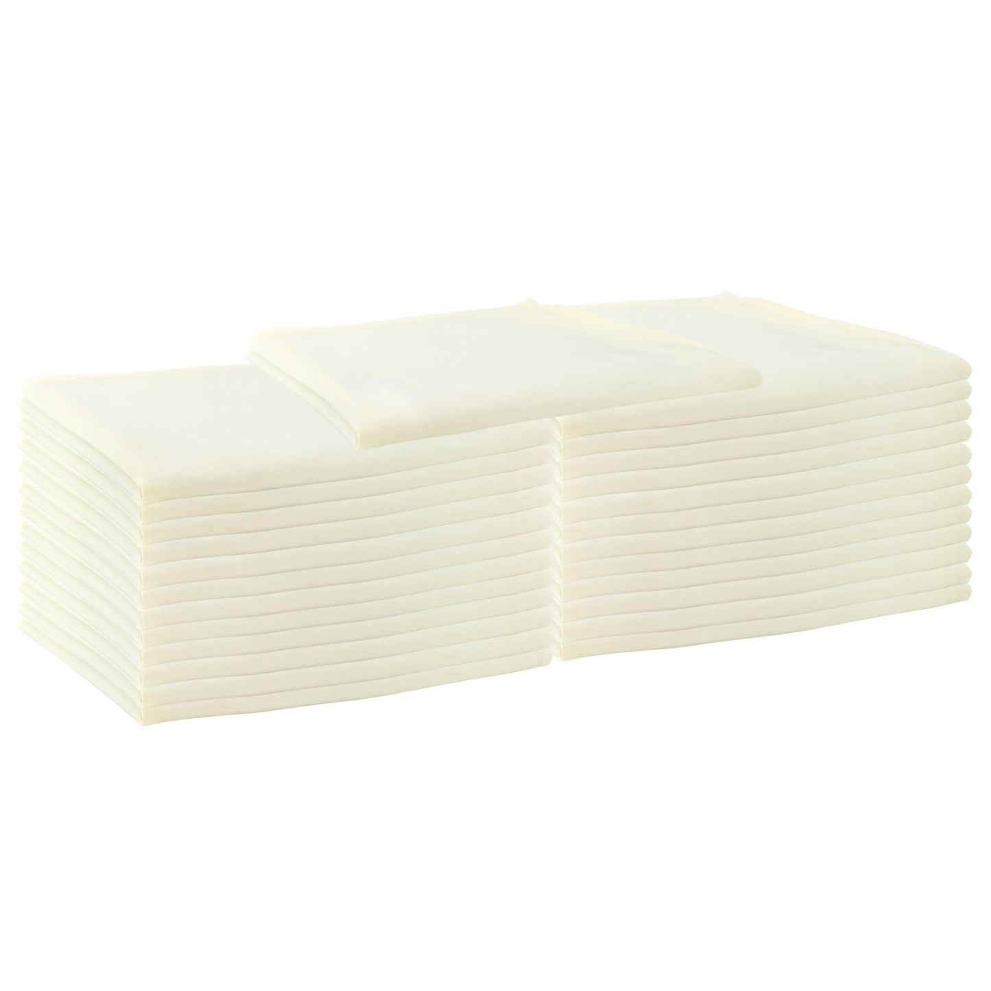 Arkwright Home Mariposa Poly Spun Napkin 20x20 Ivory (25/Pack) (PNP-NAP-IVORY-25)