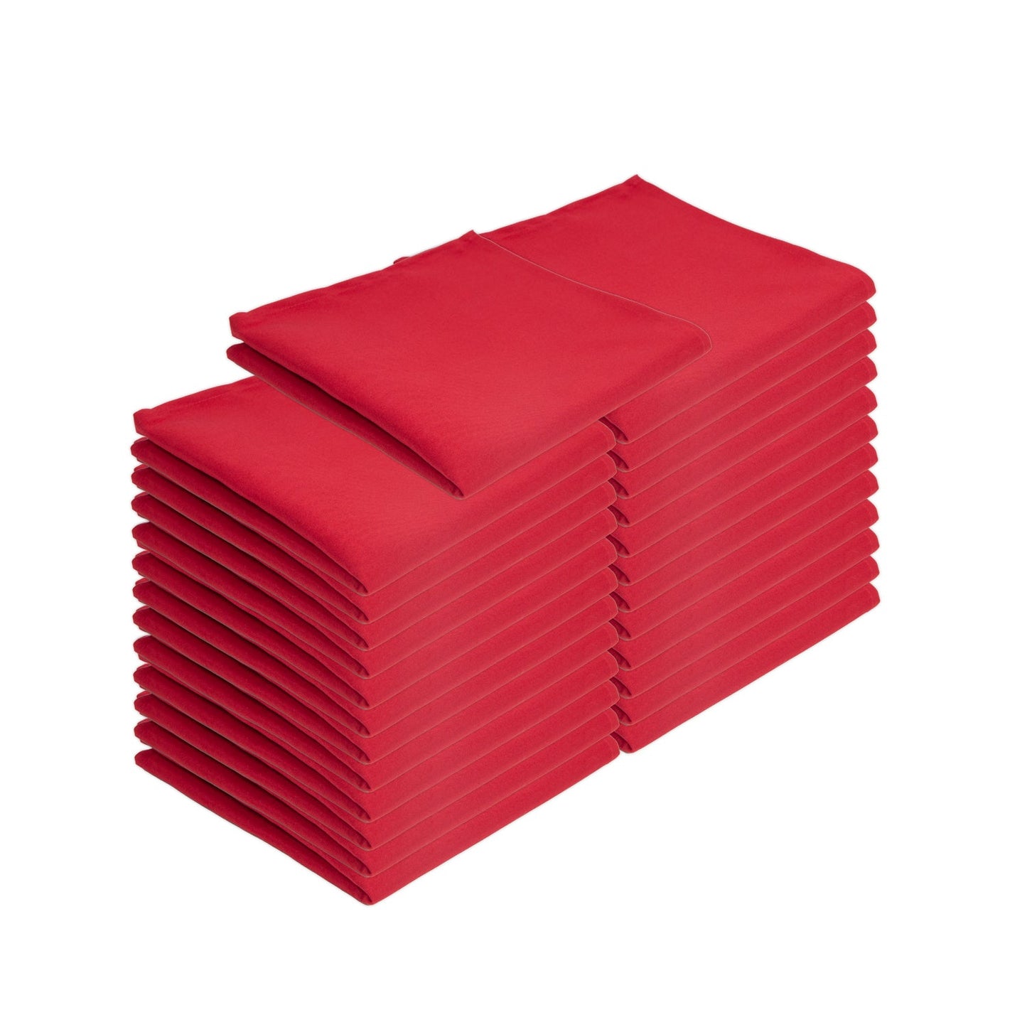 Arkwright Home Mariposa Poly Spun Napkin 20x20 Red (25/Pack) (PNP-NAP-R-25)