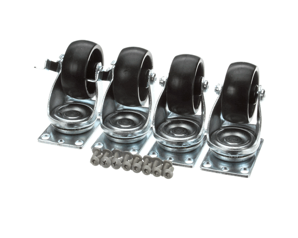 Norlake 160620 Caster Kit Plate Type (Set Of (NOR160620)