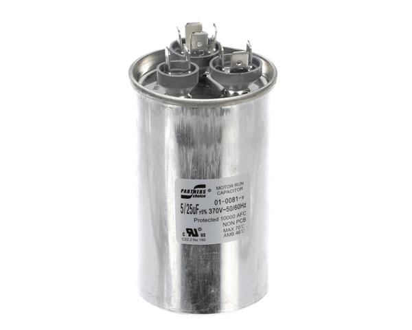 Nortek 01-0081 Run Cap,Dual Round,370V,5+25Uf (NTK01-0081)