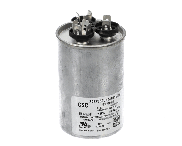 Nortek 01-0096 Run Cap,Dual Round,440V,5+35Uf (NTK01-0096)