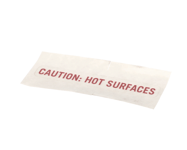 Newco 100254 Label, Caution: Hot Surfaces (NW100254)