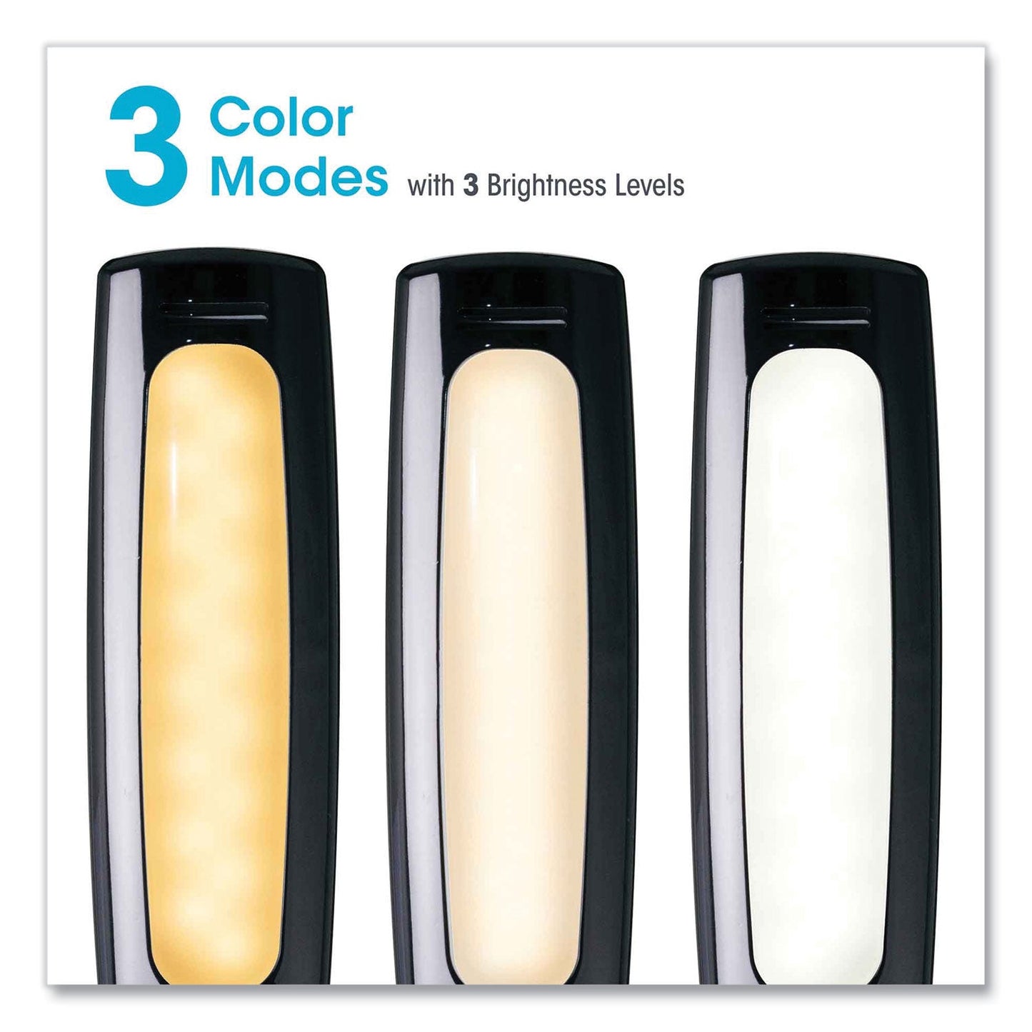 OttLite Wellness Series Swerve LED Desk Lamp, 23.25" High, Black (OTTCSN34KCCSHPR)