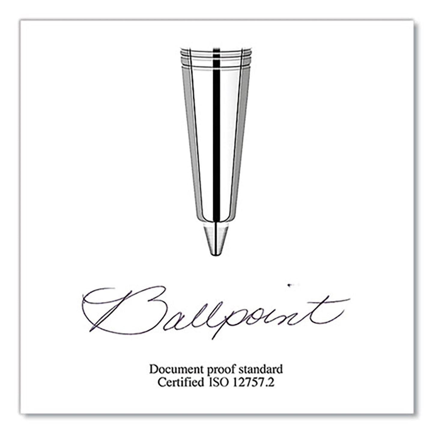 Quinkflow Refill for Parker Ballpoint Pen, Medium Tip, Black Ink, 3/Pack (PAR2119151)