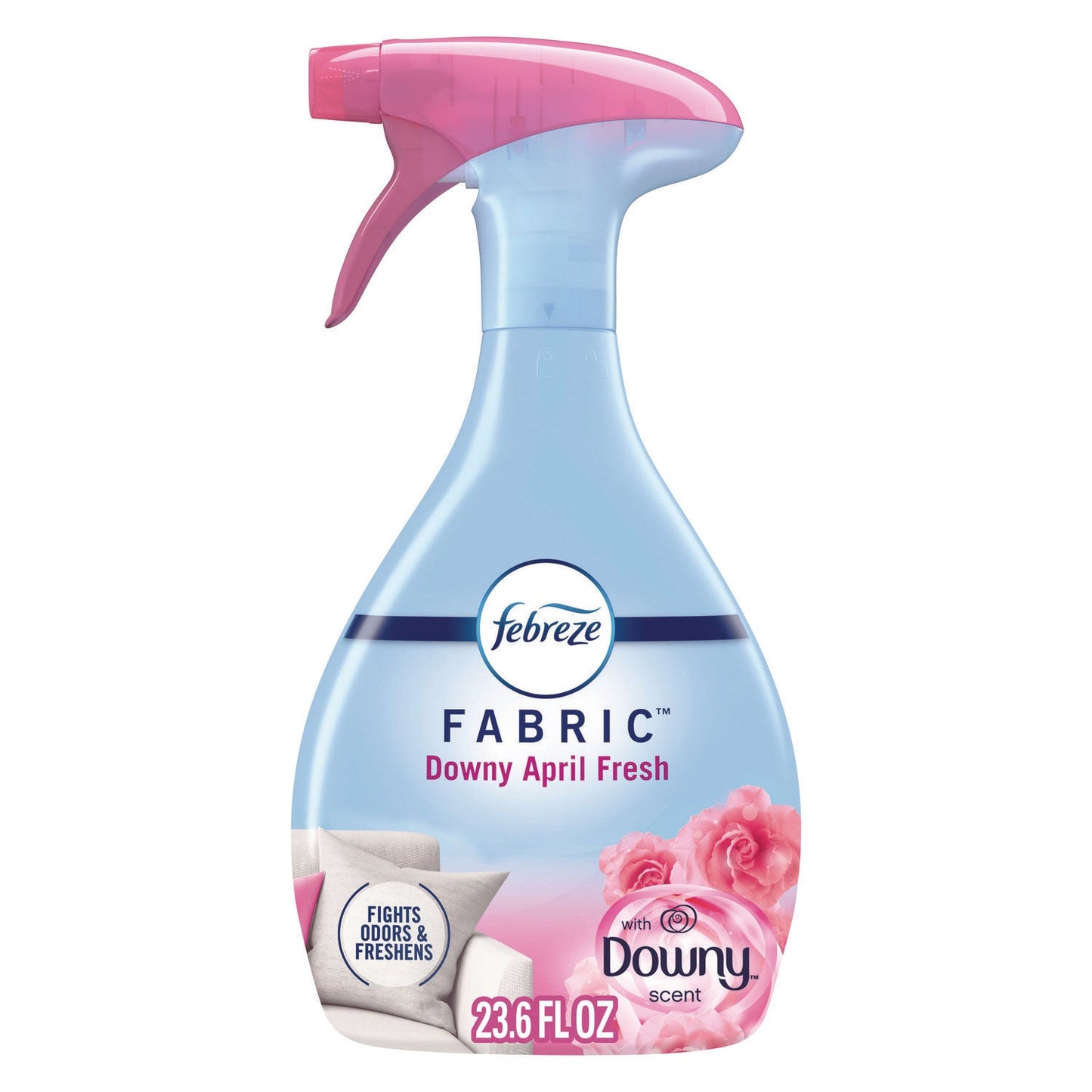 Febreze FABRIC Refresher/Odor Eliminator, Downy April Fresh, 23.6 oz Spray Bottle, 4/Carton (PGC08903)