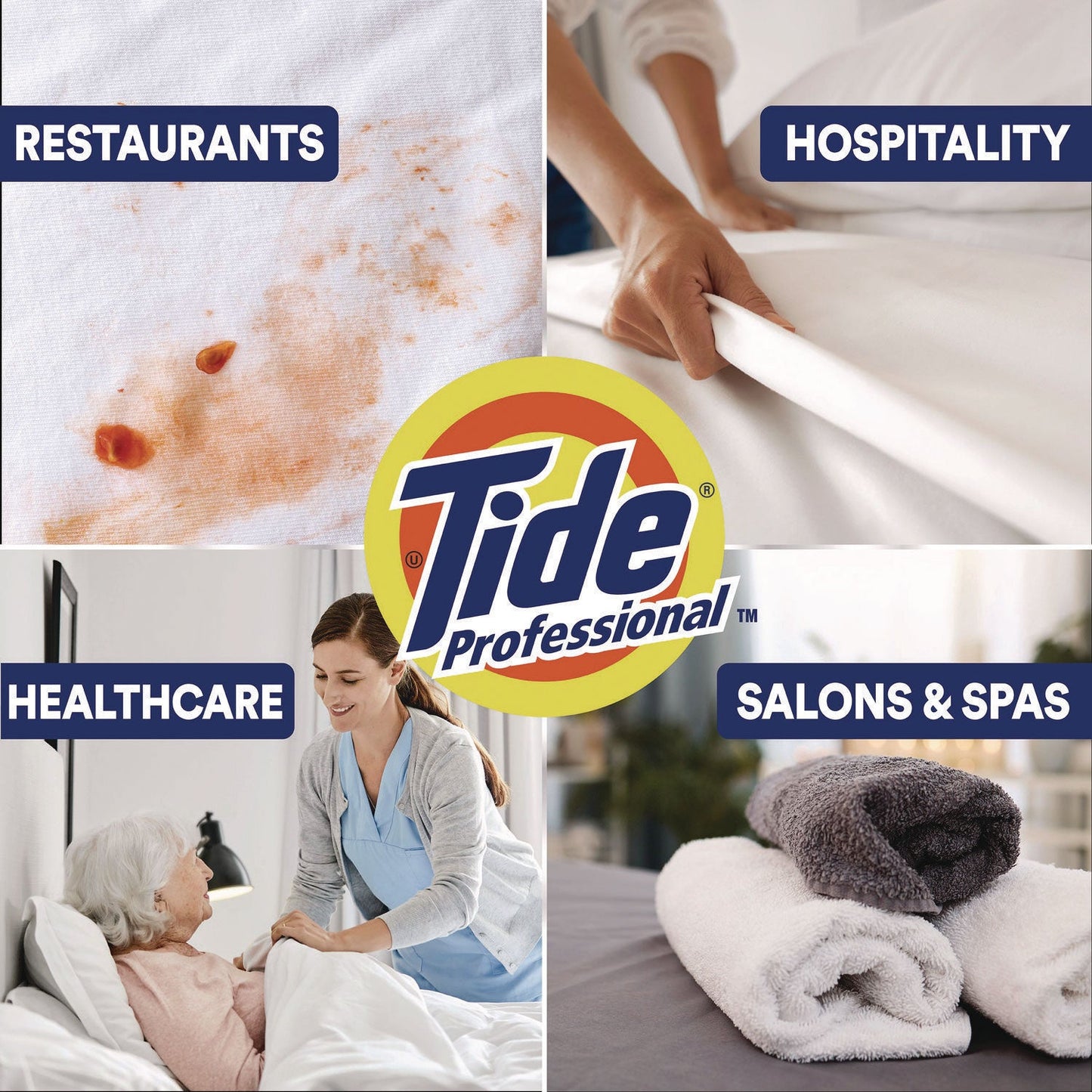 Tide Commercial Liquid Laundry Detergent, 170 oz Pour Bottle, 4/Carton (PGC14119)