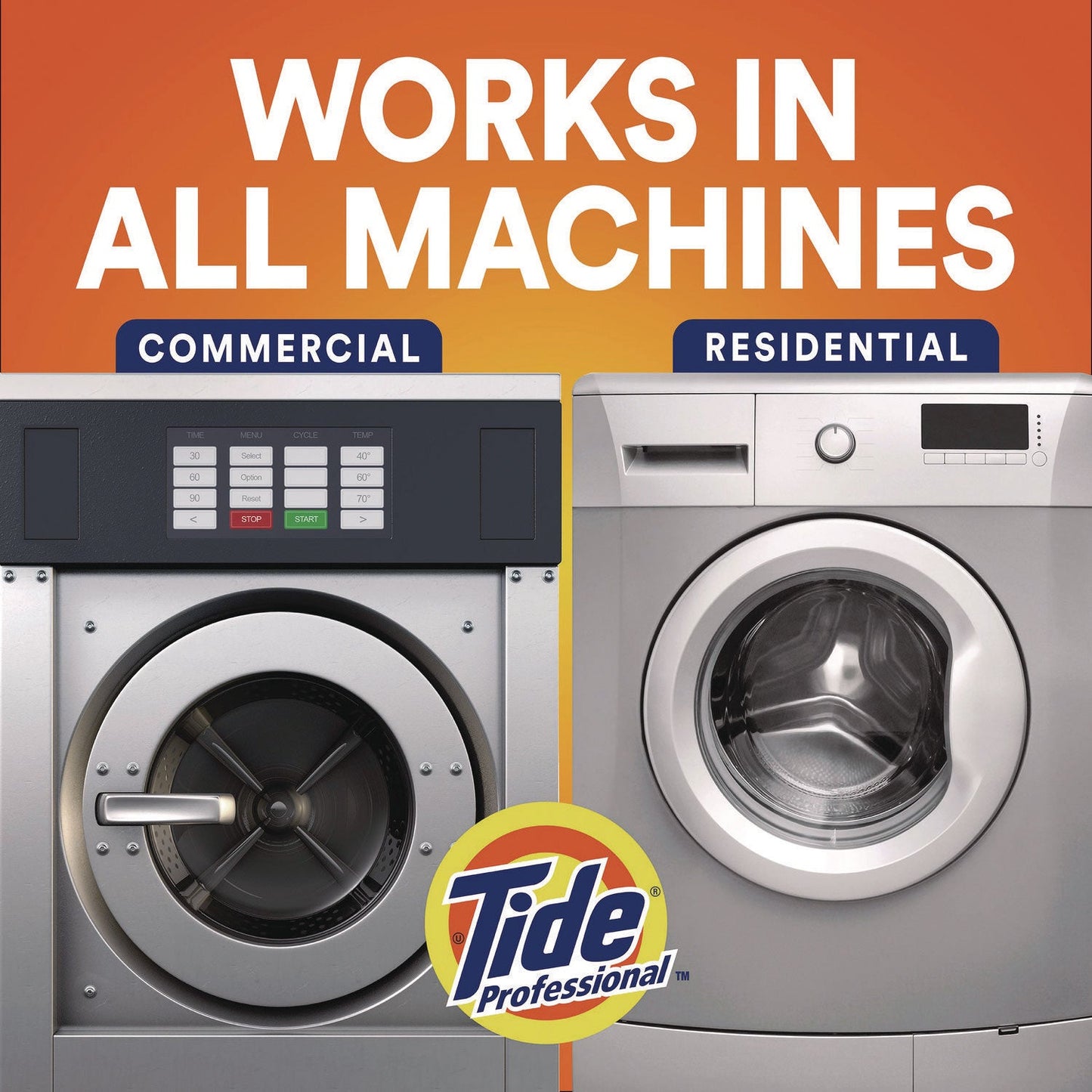 Tide Commercial Liquid Laundry Detergent, 170 oz Pour Bottle, 4/Carton (PGC14119)
