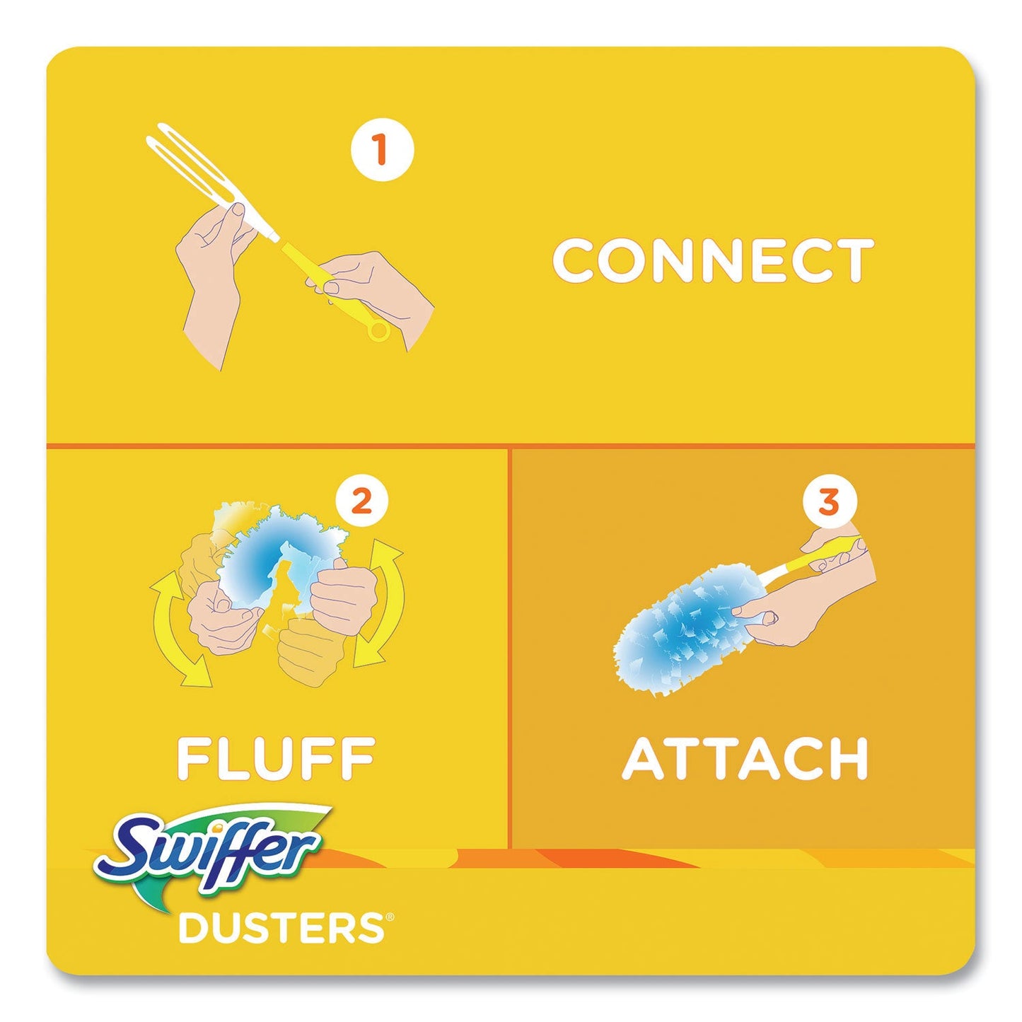 Swiffer Dusters Refill, Dust Lock Fiber, Lavender Scent, Light Blue, 18/Box (PGC99037)