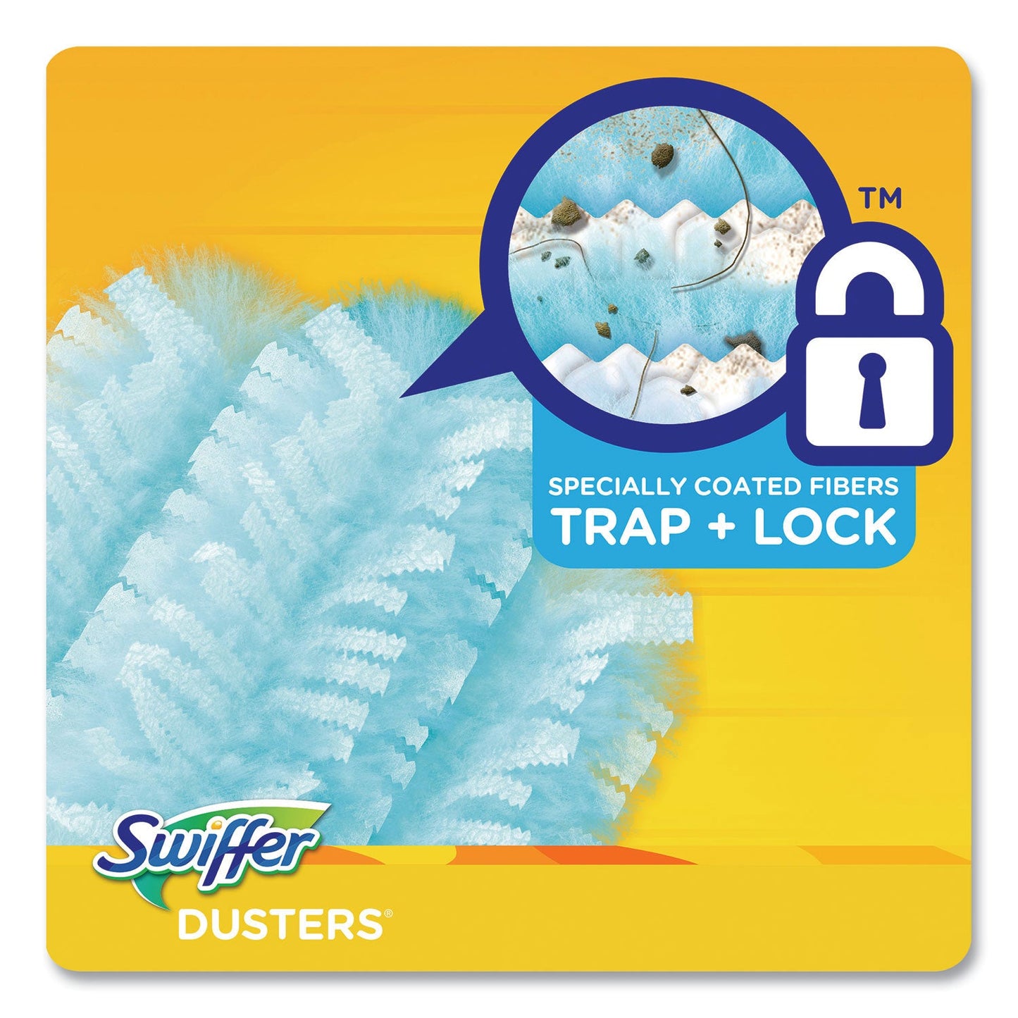 Swiffer Dusters Refill, Dust Lock Fiber, Lavender Scent, Light Blue, 18/Box (PGC99037)