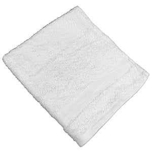 Arkwright Home Plus Crescent Hand Towel 16x27 White (24/Pack) (P-PLUS-1627-3)
