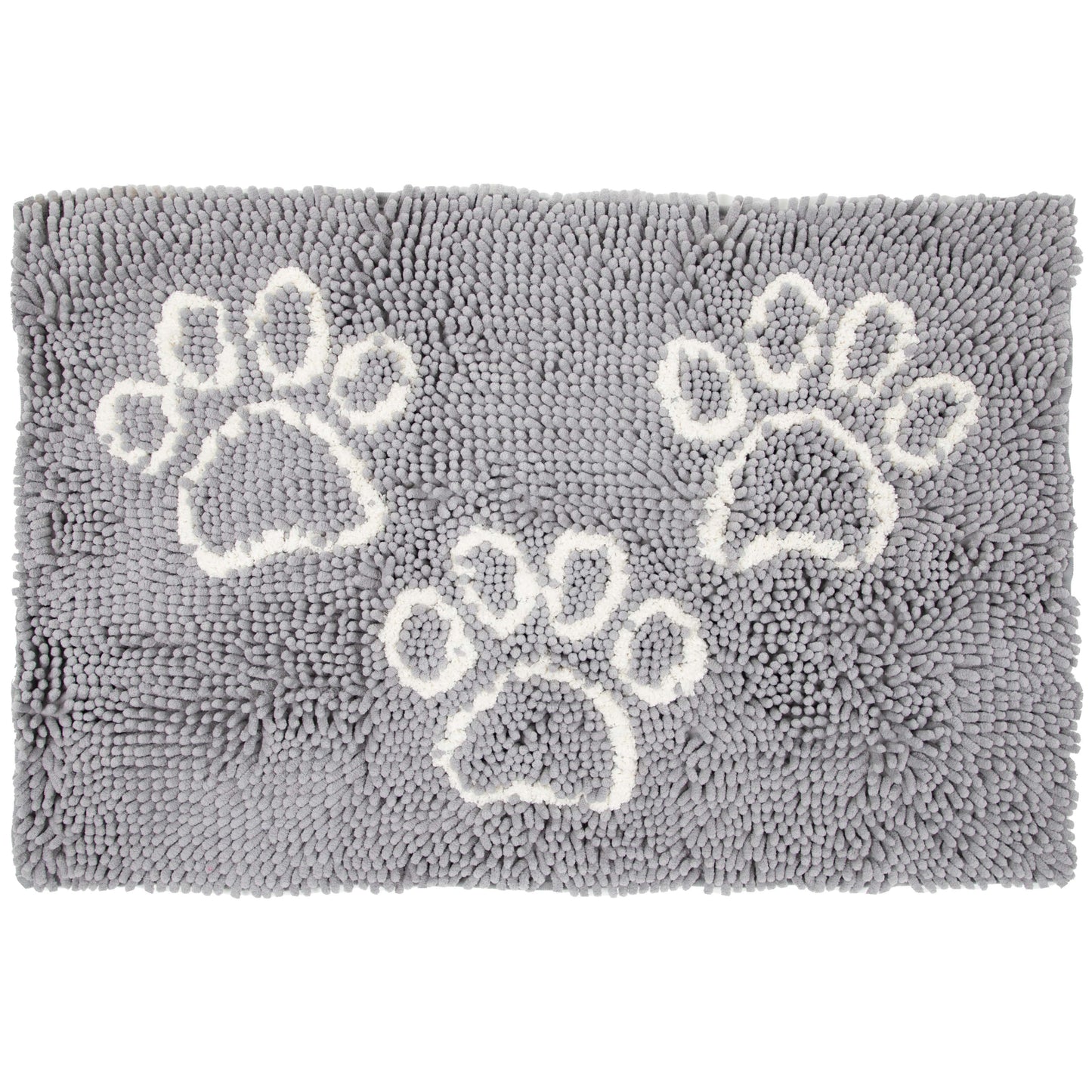 Arkwright Home Perro & Gato Pet Mat 26x35 Paw Print Grey (PNP-PM26X35-GRY)