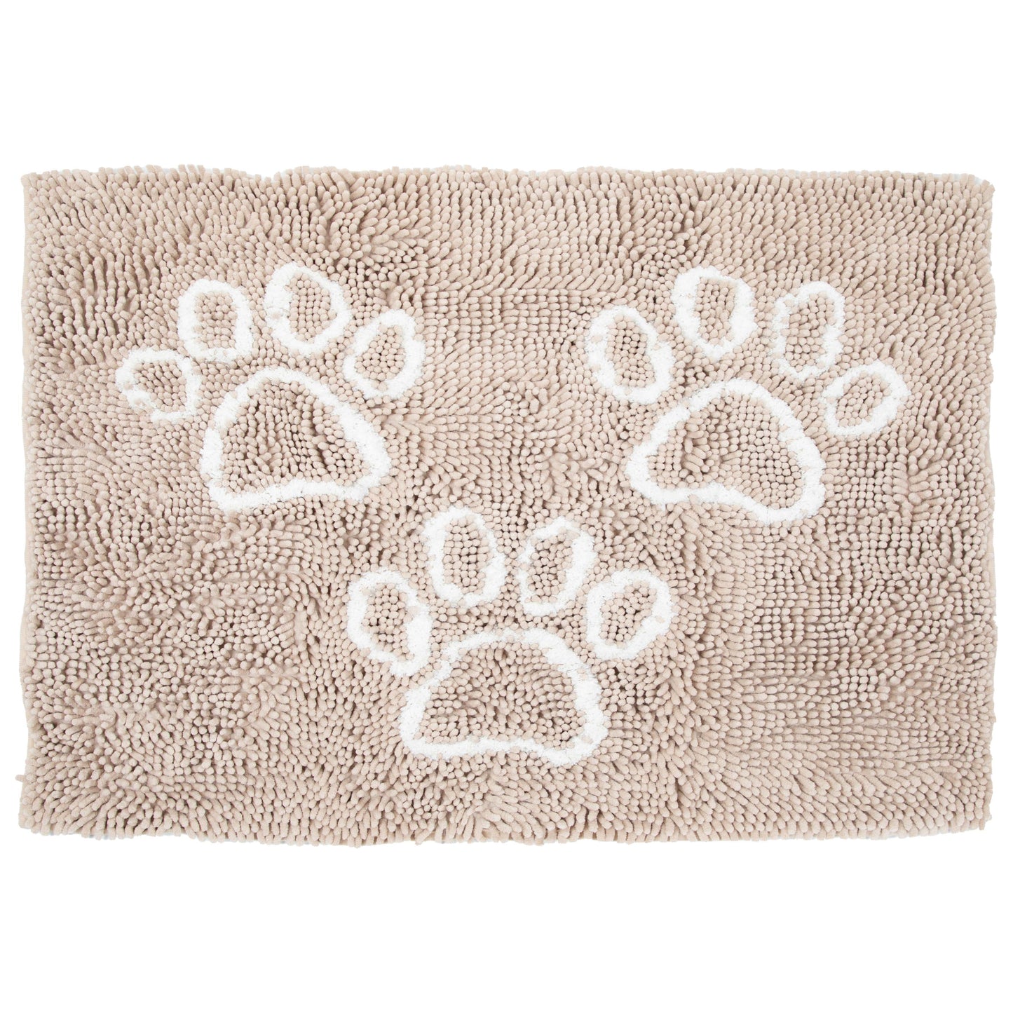 Arkwright Home Perro & Gato Pet Mat 20x31 Paw Print Tan (PNP-PM20X31-TAN)