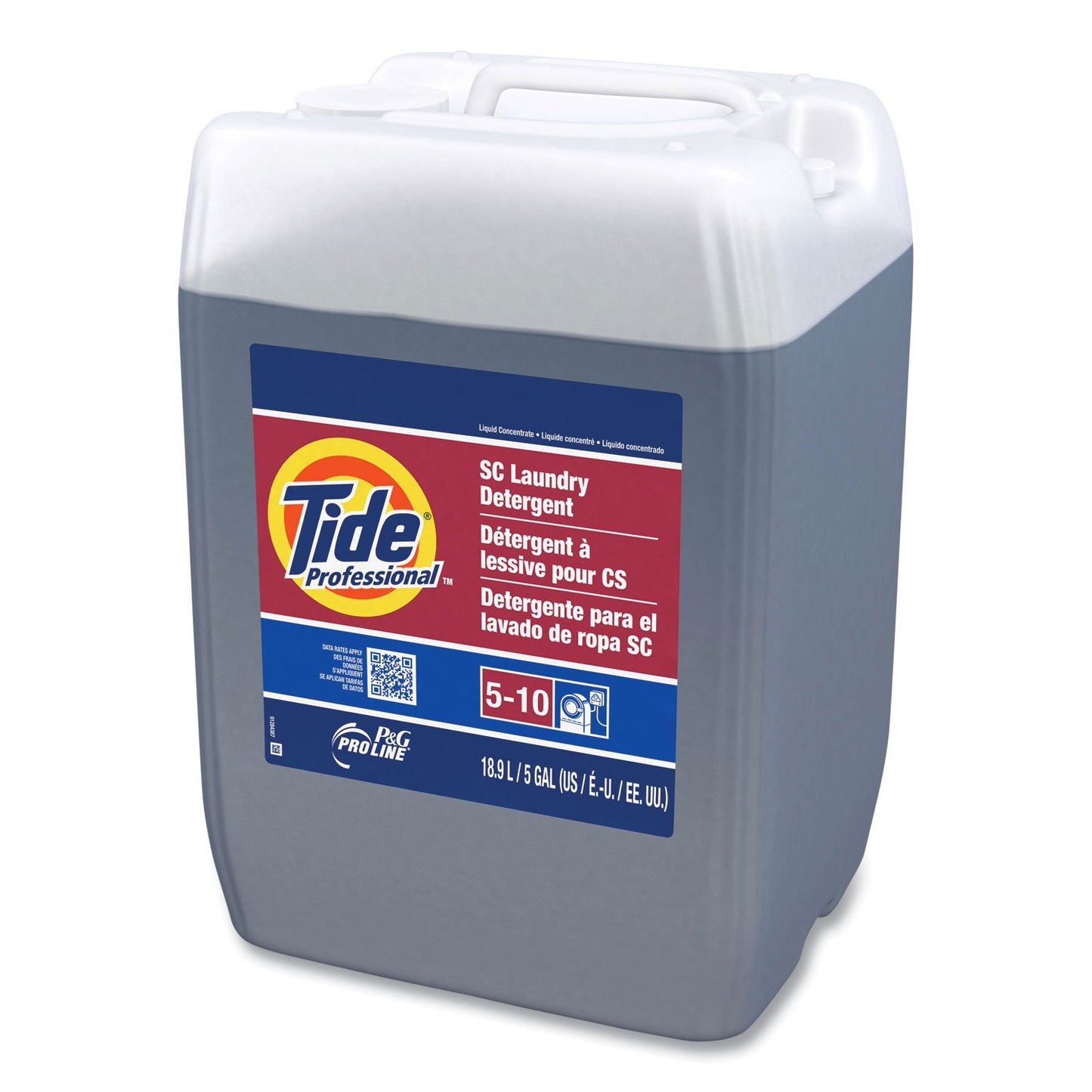 Tide SC Laundry Detergent, 5 gal Closed-Loop Container (PPL70672)